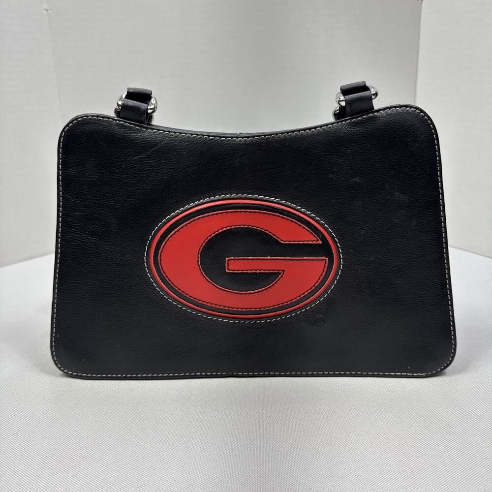 Vintage Bag Elite University of Georgia Bulldogs Purse Genuine Leather Handbag